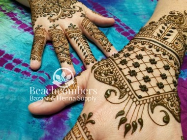 Beachcombers' products gift certificate for henna and website items